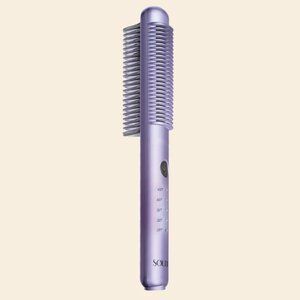 NIB Soleil Lavender Styling Comb Heat Brush